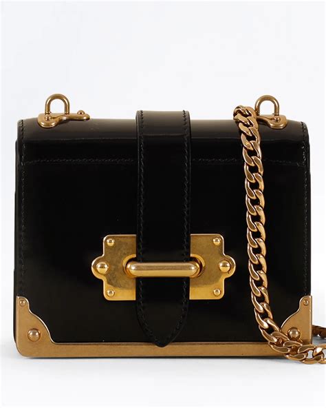 prada micro leather dream cahier|Prada Leather Cahier Micro Crossbody Bag .